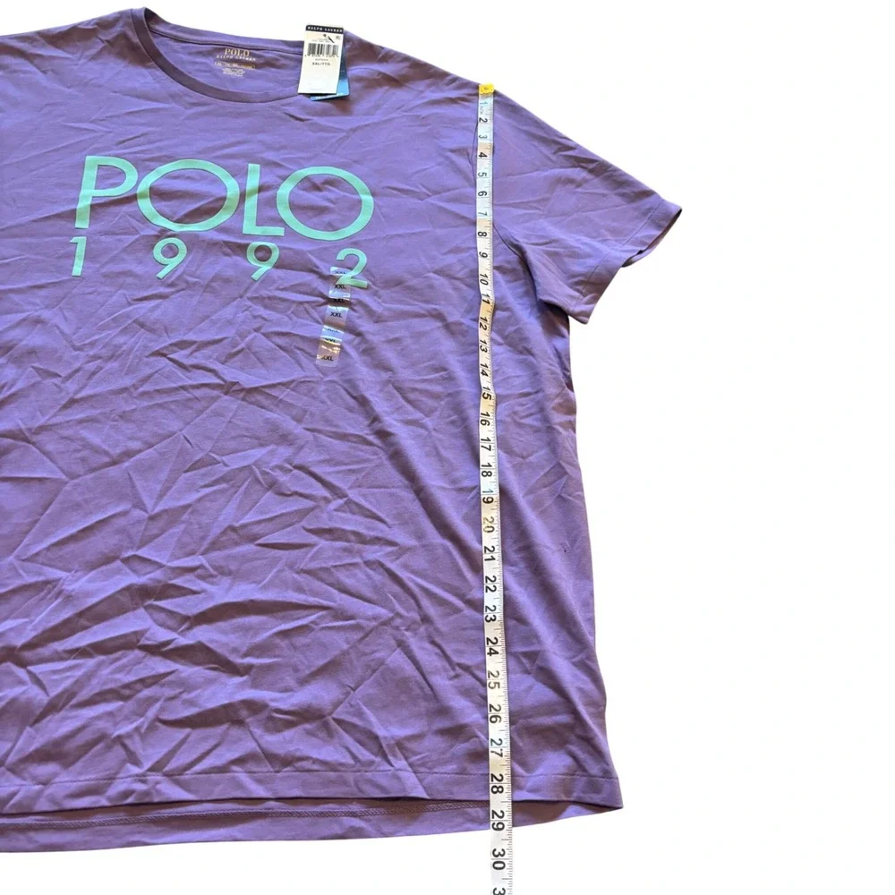 Polo Ralph Lauren Mens XXL Wisteria Purple‎ Polo 1992 Graphic T-Shirt New NWT